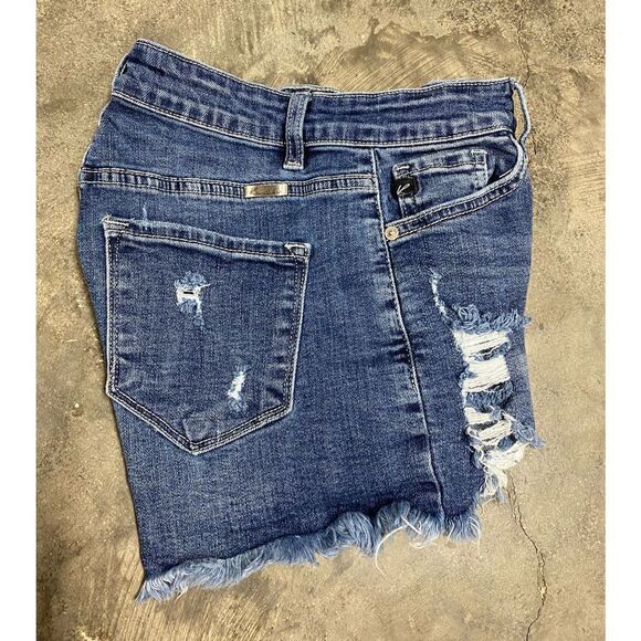 KanCan High Rise Denim Shorts Size Small - Picture 7 of 7